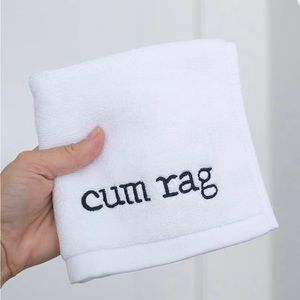 Cum Rag - gag gift. Perfect for valentine, bachelorette